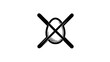 © Saifur - Egg-free diet icon: No eggs symbol for food allergy warning, dietary restriction, nutrition, and healthy eating concept.