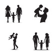 © Nupur - Cherished family moments: silhouettes depicting parents' love and togetherness with their child