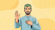 © Meherima - Man taking oath with hand on heart