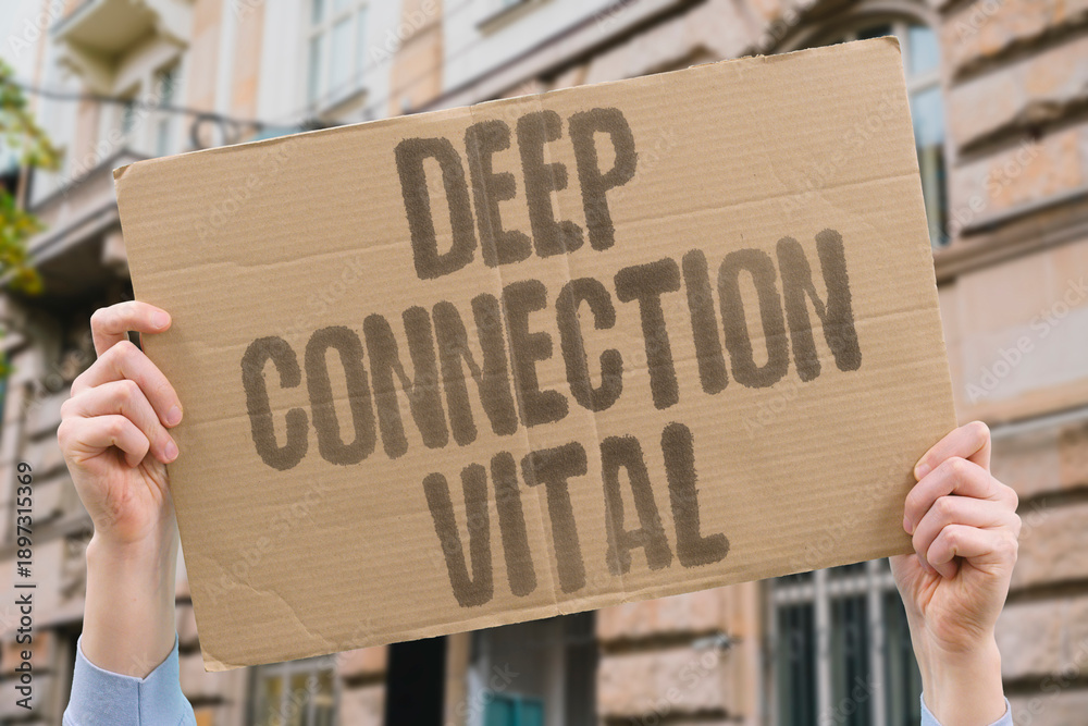 "Deep Connection Vital" Profound intimacy essential wellbeing today ...