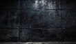 © willem - Dark grunge background with a worn, concrete wall and a white floor, featuring a rough texture and muted tones.