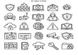 © Aiman - Cyber Security  Data Protection Line Icons Set