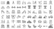 © WaziaHasan - Construction line icons set