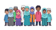 © Mr - Happy Muslim Celebrating Ramadan