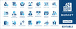 © Mst Rafiya Akter - Budget Financial Planning Money Management Vector Icon Set