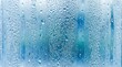 © Ghulam - Extreme closeup shot reveals numerous tiny water droplets clinging to the curved, translucent surface of a cold beverage container causing substantial condensation.