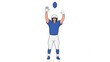 © Rey - Illustration of a Cheerful Baseball Player Holding a Glove and Ball