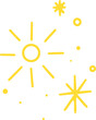 © 세영 이 - 별 반짝이 효과 라인드로잉 스티커(star light line drawing sticker)
