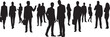 © queen - Professional Business People Silhouette Collection