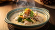 © Limin - Delicious Thai Fish Curry Recipe, Cooking Showcase, Home Kitchen, Food Photography, Warm Atmosphere, Close-Up View, Culinary Delight