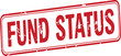 © Lokman - Red rubber stamp with fund status text on white background