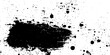 © TextureStock - Set of ink splashes black grunge paint brush strokes on a white background. abstract ink textures, rough dry-brush marks, splatters and smudges, hand-painted acrylic and ink style.