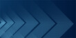 © ach - Dark Blue Abstract Background with Glowing Arrow Lines for Technology, Featuring a Futuristic Concept with Modern Shiny Blue Geometric Lines Design, Ideal for Banners, Covers, Posters, and Web Headers