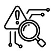© anilofex - Risk Assessment Icon - Black Outline