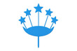 © PerfectPhoto - Blue star cake topper celebrating birthday party decoration