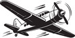 © Masud - Silhouette of a fast moving plane with speed lines, representing motion and acceleration. Isolated on a white background. Vector illustration