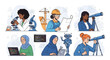 © Anisha - Diverse women in stem fields scientists engineers and researchers working with lab equipment and technology