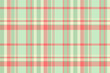 © SolaruS - Birthday fabric background pattern, tissue check plaid tartan. Thanksgiving seamless textile texture vector in light and orange colors.