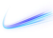 © Strongstock03 - Blue neon streaks sweep across dark backgrounds, producing smooth motion blur and elegant glowing trails. png