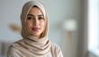 © Sofyan - Beautiful Muslim Woman Wearing a Hijab Smiling Confidently