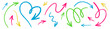 © Ron Dale - Arrows in doodle style with wax crayon, chalk and marker texture. Vector colorful arrow illustration. Abstract sketch with playful children art elements