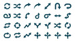 © StockStudio - Set of various arrow icons, symbols, and pointers for navigation
