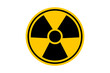 © R.TREANDS - Yellow and black round radioactive hazard symbol for nuclear warning and safety isolated on transparent background radiation danger toxic alert sign icon badge radioactive hazard symbol yellow