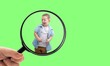 © BillionPhotos.com - Child Hand holding Magnifying Glass on background