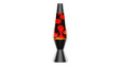 © MstMita - Black lava lamp with red liquid on transparent background isolated on transparent background