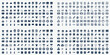 © Milton - Dense arrangement of various typographical symbols in a grid pattern