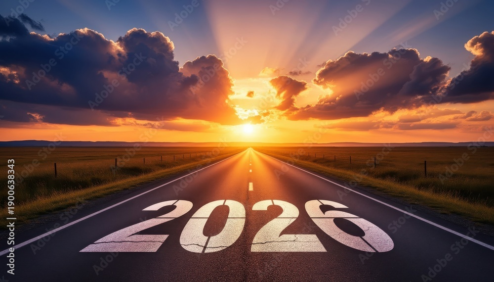 Road to 2026: A sun-kissed road stretches towards the horizon, where ...