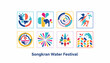 © Dionysius - Songkran Water Festival Icons Set, Thailand