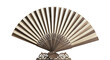 © Maya - Decorative wooden folding fan with ornate base