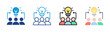 © Kumalart - Team Idea icon set multiple style collection