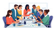 © monster - Diverse Business Team Meeting Discussion.