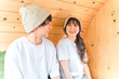 © buritora - A young couple wearing T-shirts in a sauna