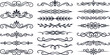 © ClipNova - Vintage elegant decorative elements collection with flourishes and ornaments for design purposes