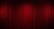© XT Dabro - A professional red theater curtain background for stage performances cinema movie premieres and elegant award ceremonies featuring deep crimson velvet fabric with dramatic spotlighting and shadows