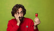 © kues1 - young adult bearded man with a strawberry