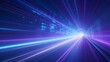 © Suparto - Abstract blue cyberspace illustration representing secure modern internet communication technology