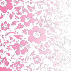  Seamless Floral Pattern Vector in Classic Colour