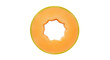 © LUXSTORY - Cantaloupe slice PNG isolated on transparent background, fresh orange melon fruit cut out for healthy eating and summer designs