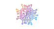 © Singkat - Artificial intelligence microchip icon representing advanced computing and neural networks