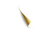 © Design Zone - Blank page with curled edge corner and shadow