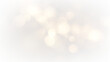 © denzelll - Bright and soft bokeh lights on a transparent background for design and creative projects