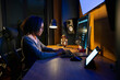 © Artcore Studio/Stocksy - Working long hours at a computer desk