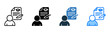 © galangfr - Enroll icon multiple style