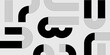 © JUBO SIAK - Monochrome, white, gray, black. Abstract linear pattern illustration with flowing parallel stripes. Clean modern art composition, ideal for branding, packaging, editorial layouts, stylish backgrounds