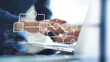 © tippapatt - Business process, workflow automation with flowchart. Document management system framework, Enterprise content management, Working on laptop managing file data, workflow for business development