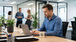 © Vong-7432 - Office Worker working with coffee